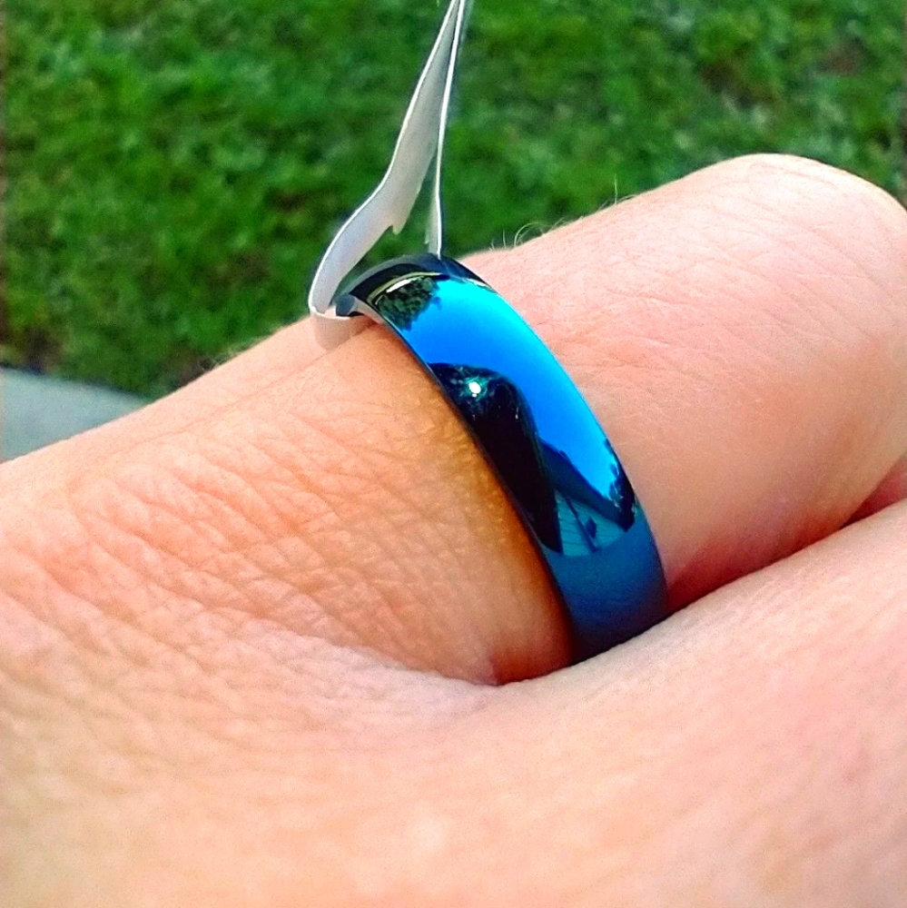 Metallic Blue Titanium Steel Band 12.75/13 NEW
